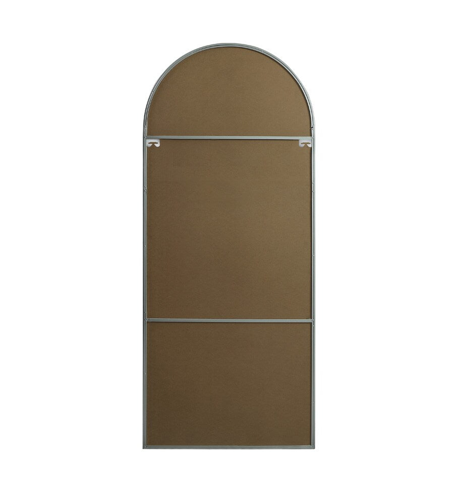 Elegant Furniture & Lighting - Ayra Metal Frame Arch Full Length Mirror 32x76 Inch in Silver - MR1A3276SIL veiw 8