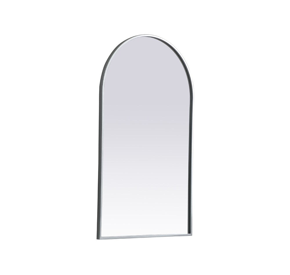 Elegant Furniture & Lighting - Ayra Metal Frame Arch Mirror 24x40 Inch in Silver - MR1A2440SIL veiw 8