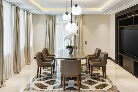 Elegant Furniture & Lighting - Baxter 3 Lights Black Pendant With Clear Glass - LD2218BK veiw 2