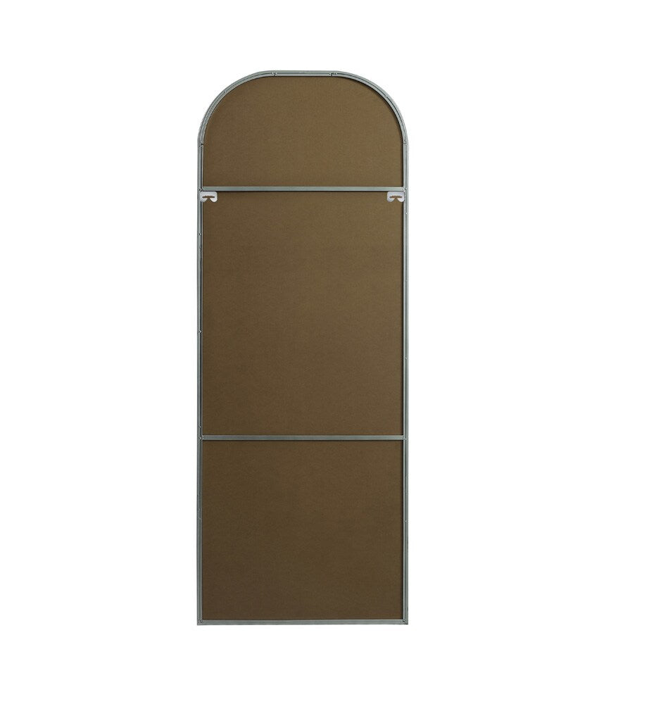 Elegant Furniture & Lighting - Blaire Metal Frame Arch Full Length Mirror 28x74 Inch in Silver - MR1B2874SIL veiw 8