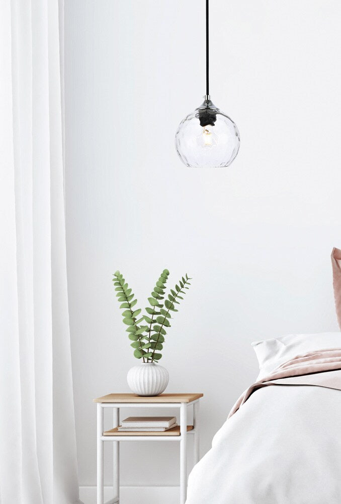 Elegant Furniture & Lighting - Cashel 6 inch chrome pendant - LD2280C veiw 8
