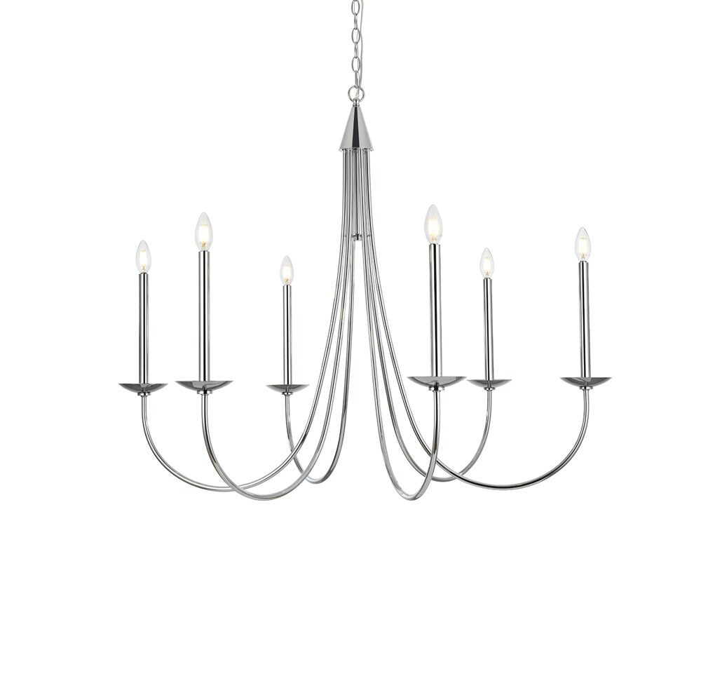 Elegant Furniture & Lighting - Cohen 42 inch chandelier in Chrome - LD810D42C veiw 1