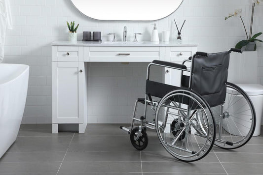 Elegant Furniture & Lighting - Cooper 54 Inch Bathroom Vanity In White - VF14954WH veiw 2