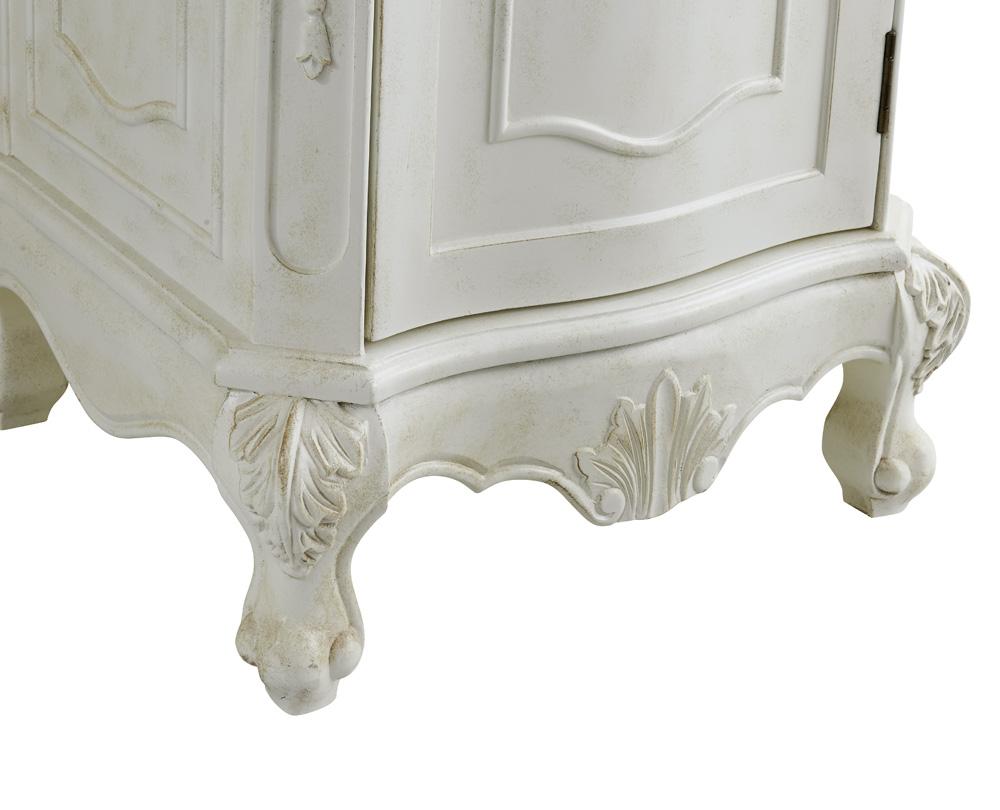 Elegant Furniture & Lighting - Danville 21 inch Single Bathroom vanity in Antique White with ivory white engineered marble - VF10121AW-VW veiw 8