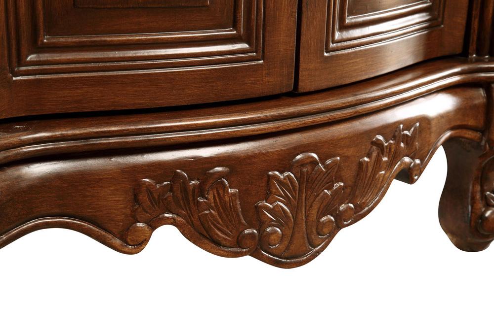 Elegant Furniture & Lighting - Danville 27 inch Single Bathroom vanity in Brown with ivory white engineered marble - VF-1007-VW veiw 8