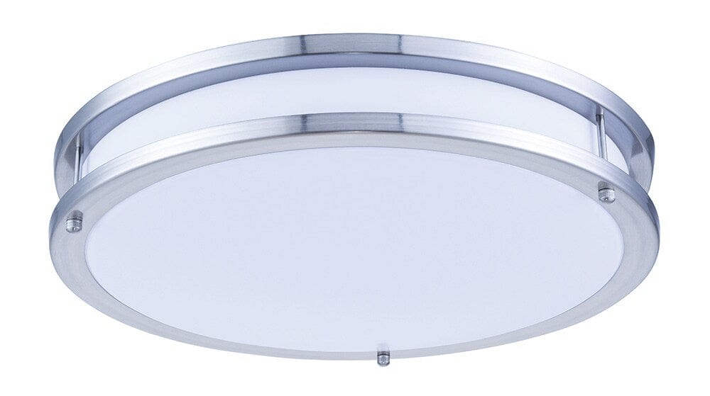Elegant Furniture & Lighting - Daxter LED Surface Mount L:16 W:16 H:3 25W 1750LM 3000K frosted white and Nickel Finish Acrylic Lens - LDCF3201 veiw 1
