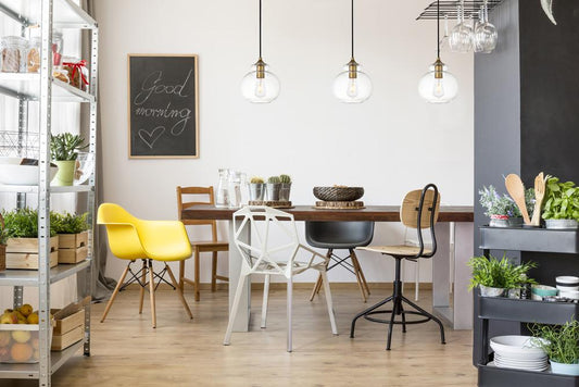 Elegant Furniture & Lighting - Destry 1 Light Brass Pendant With Clear Glass - LD2245BR veiw 2