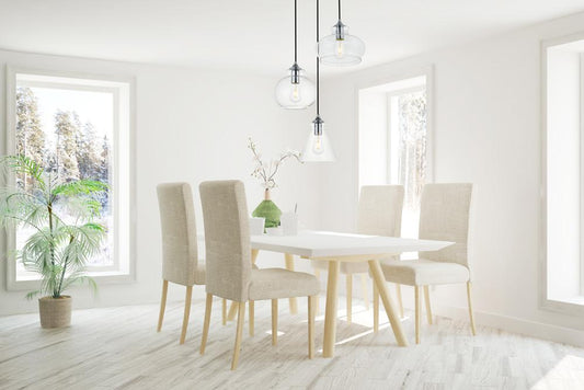 Elegant Furniture & Lighting - Destry 3 Lights Chrome Pendant With Clear Glass - LD2247C veiw 2