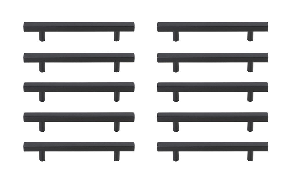 Elegant Furniture & Lighting - Dior 5in Center to Center Matte Black Bar Pull Multipack (set of 10) - PL402-5-MB-10PK veiw 1
