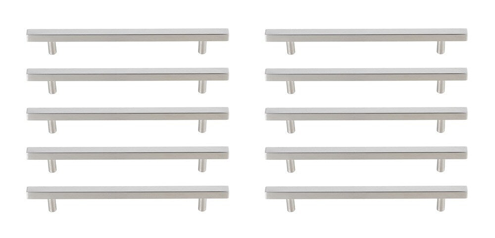Elegant Furniture & Lighting - Dior 7-9/16in Center to Center Brushed Nickel Bar Pull Multipack (set of 10) - PL402-7-NK-10PK veiw 1