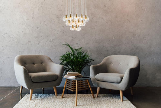Elegant Furniture & Lighting - Eren 24 lights gold pendant - 3505G19G veiw 2