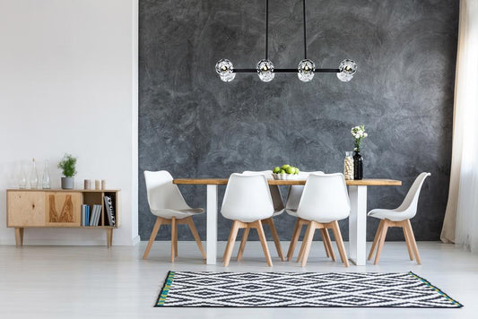 Elegant Furniture & Lighting - Eren 31 inch Pendant Light in Black - 3505D31BK veiw 2