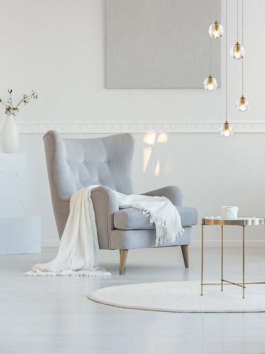 Elegant Furniture & Lighting - Eren 5 lights Gold pendant - 3505G12G veiw 2