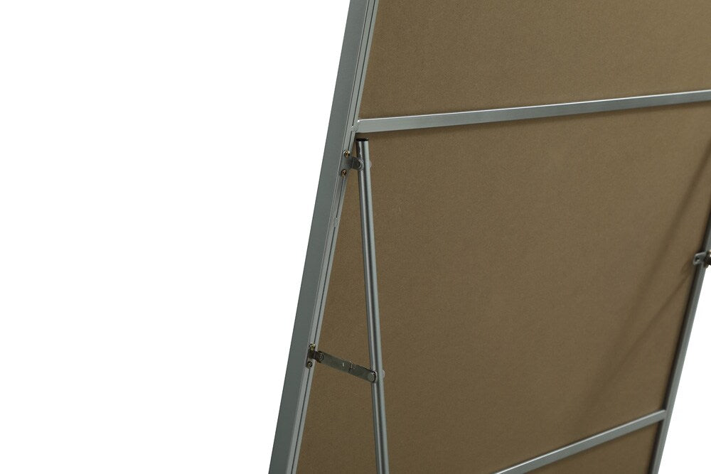 Elegant Furniture & Lighting - Eternity Metal Frame Rectangle Full Length Mirror 36x60 Inch in Silver - MR4FL3660S veiw 8