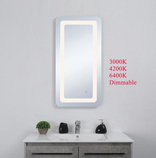 Elegant Furniture & Lighting - Genesis 18in x 36in soft edge LED mirror - MRE31836 veiw 2