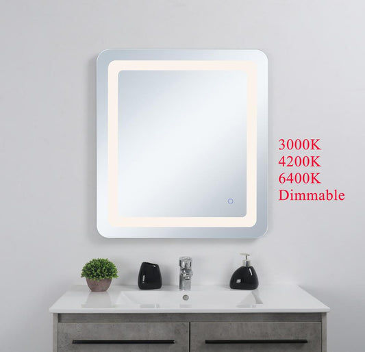 Elegant Furniture & Lighting - Genesis 24in x 30in soft edge LED mirror - MRE32430 veiw 2