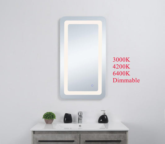 Elegant Furniture & Lighting - Genesis 24in x 36in soft edge LED mirror - MRE32436 veiw 2