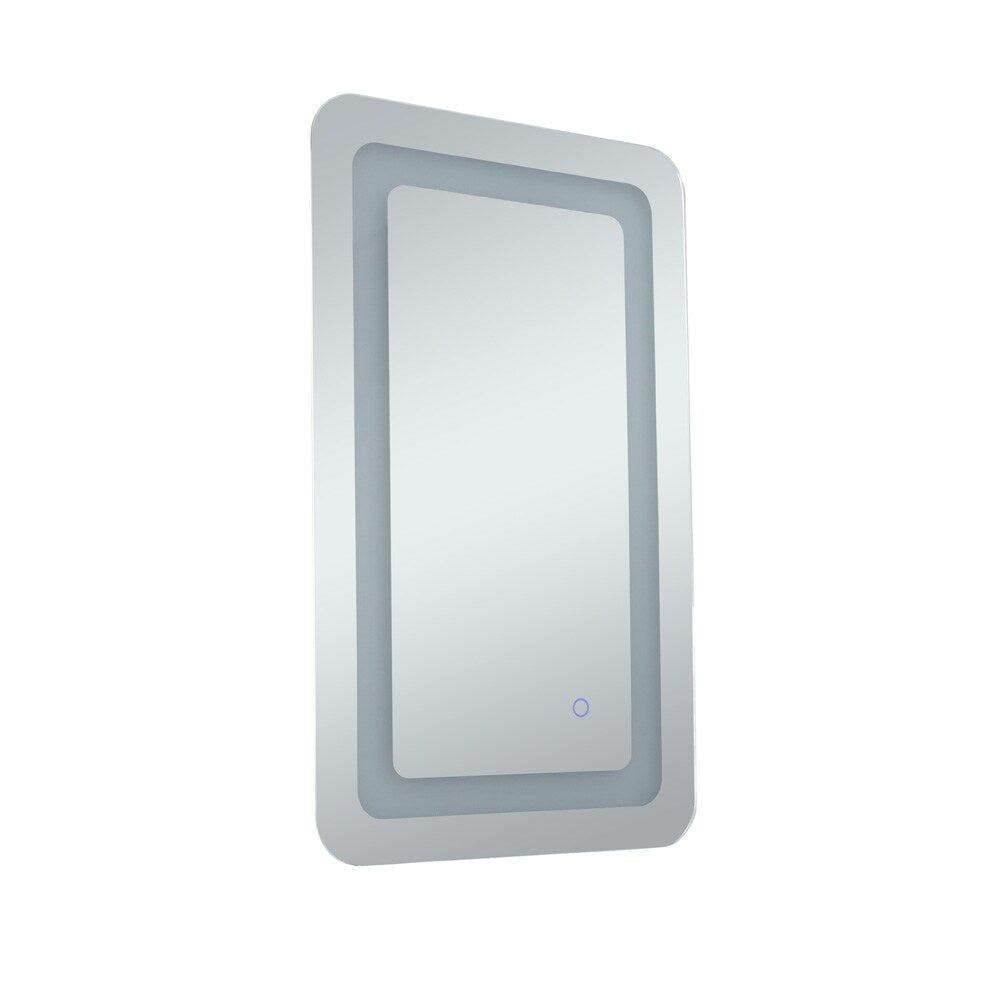 Elegant Furniture & Lighting - Genesis 27in x 30in soft edge LED mirror - MRE32730 veiw 8