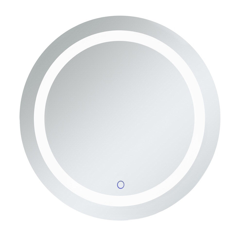 Elegant Furniture & Lighting - Helios 28 inch Hardwired LED mirror with touch sensor and color changing temperature 3000K/4200K/6400K - MRE22828 veiw 1