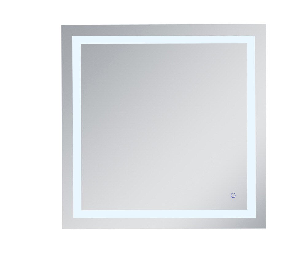 Elegant Furniture & Lighting - Helios 36in x 36in Hardwired LED mirror with touch sensor and color changing temperature 3000K/4200K/6400K - MRE13636 veiw 1