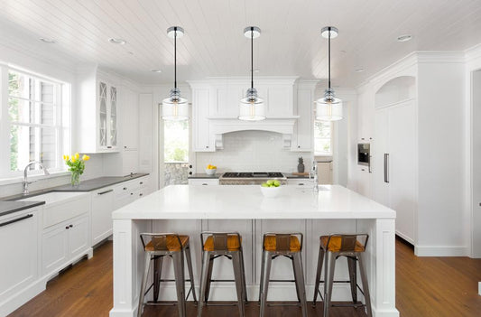 Elegant Furniture & Lighting - Kenna 1 Light Chrome Pendant With Clear Glass - LD2253C veiw 2