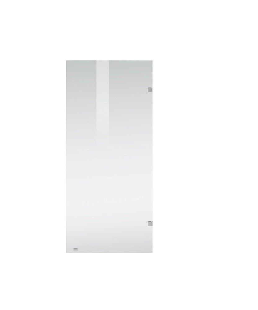 Elegant Furniture & Lighting - Laredo Fixed frameless shower door 35 x 78 Brushed Nickel - SD155-3578BNK veiw 8