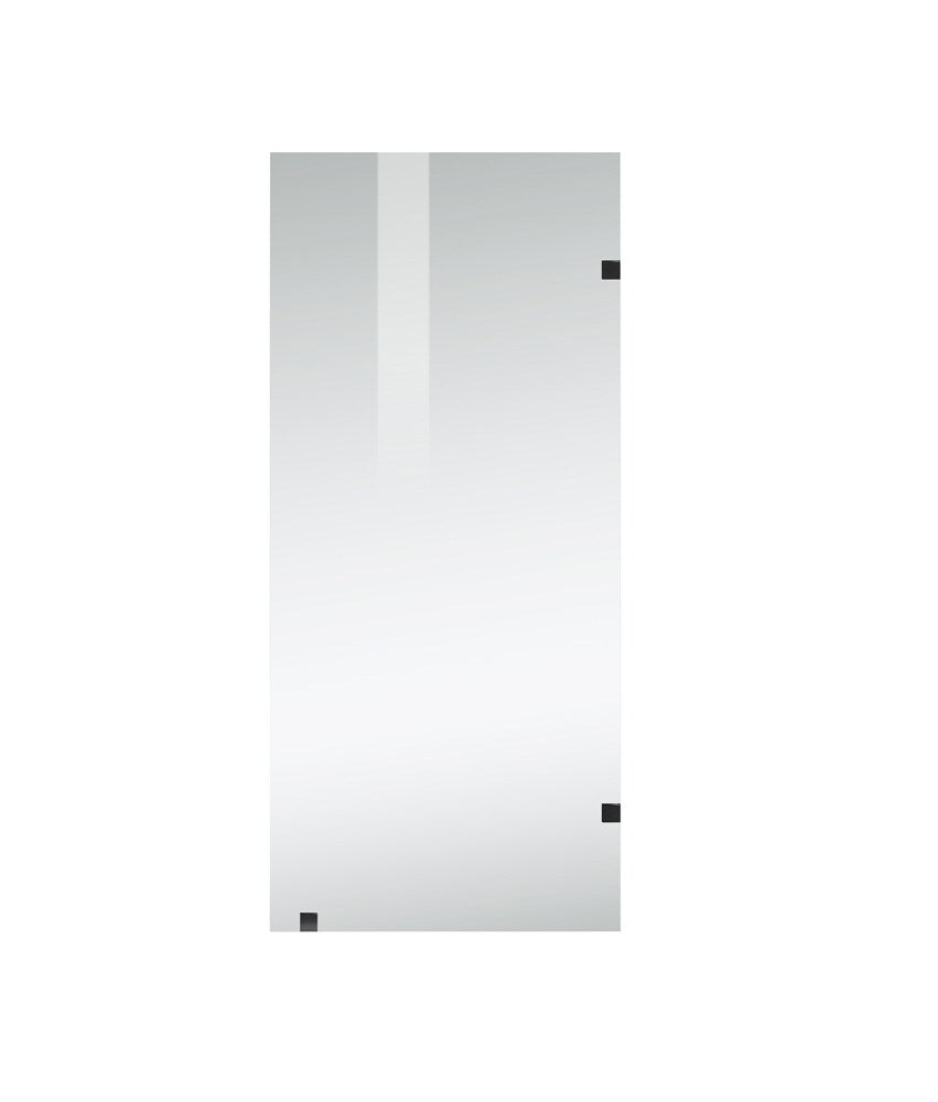 Elegant Furniture & Lighting - Laredo Fixed frameless shower door 35 x 78 Matte Black - SD155-3578MBK veiw 8