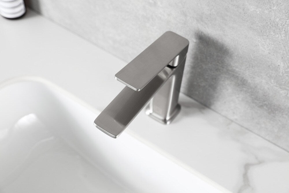 Elegant Furniture & Lighting - Lena Single Hole Single Handle Bathroom Faucet in Brushed Nickel - FAV-1004BNK veiw 7