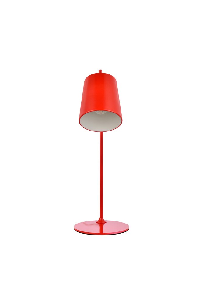 Elegant Furniture & Lighting - Leroy 1 light red table lamp - LD2366RED veiw 1