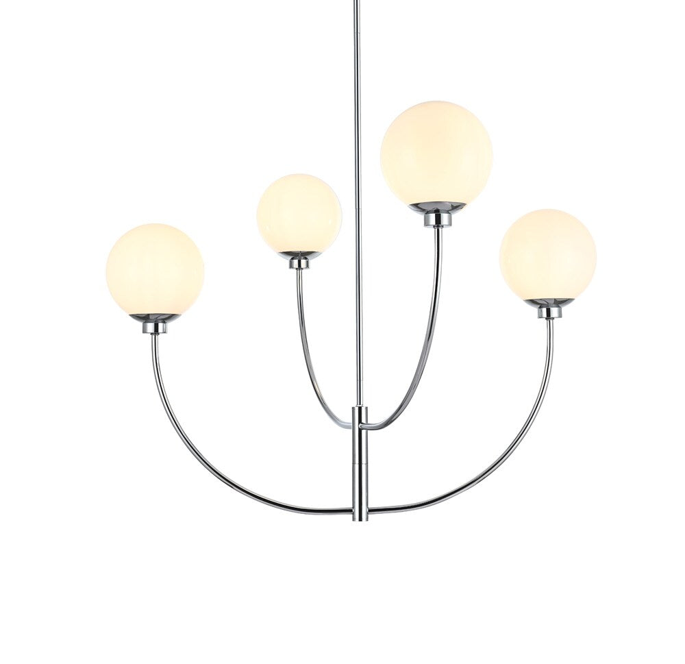 Elegant Furniture & Lighting - Nyomi 36 inch chandelier in Chrome - LD814D36C veiw 1
