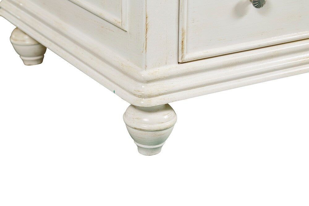 Elegant Furniture & Lighting - Otto 48 inch Single Bathroom vanity in Antique White with ivory white engineered marble - VF12348AW-VW veiw 8