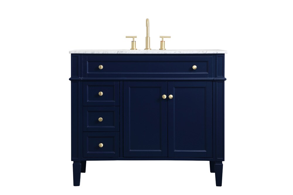 Elegant Furniture & Lighting - Park Avenue 40 inch Single bathroom vanity in blue - VF12540BL veiw 1