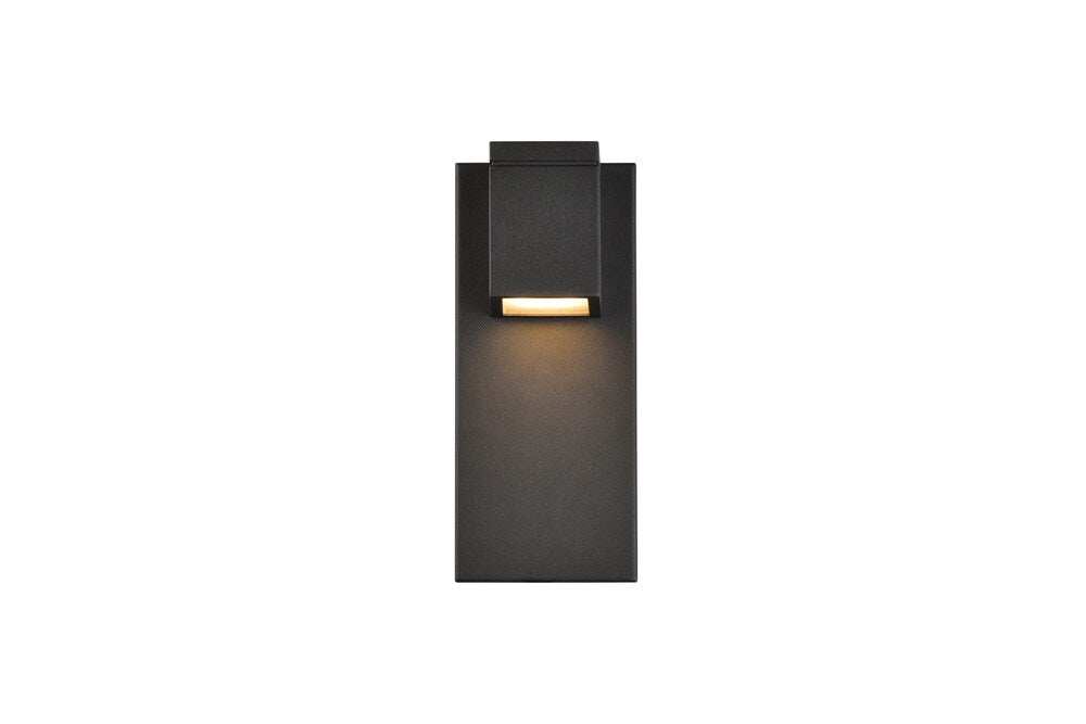 Elegant Furniture & Lighting - Raine Integrated LED wall sconce in black - LDOD4007BK veiw 1