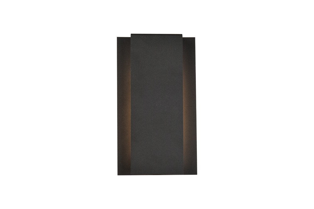 Elegant Furniture & Lighting - Raine Integrated LED wall sconce in black - LDOD4033BK veiw 1