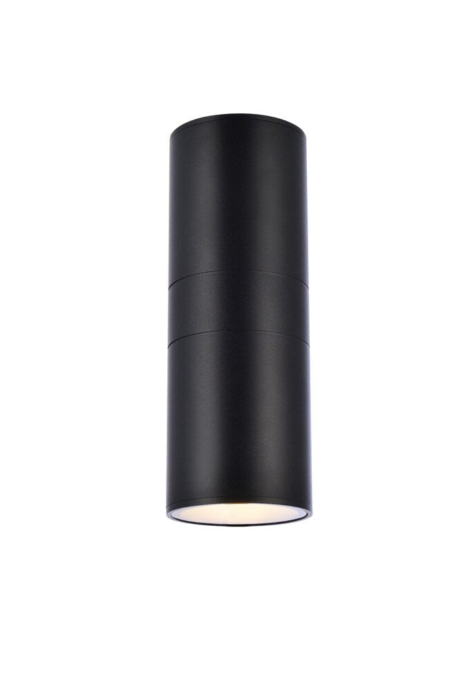 Elegant Furniture & Lighting - Raine Outdoor Wall in black - LDOD4040BK veiw 1