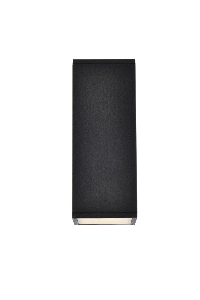 Elegant Furniture & Lighting - Raine Outdoor Wall in black - LDOD4042BK veiw 1
