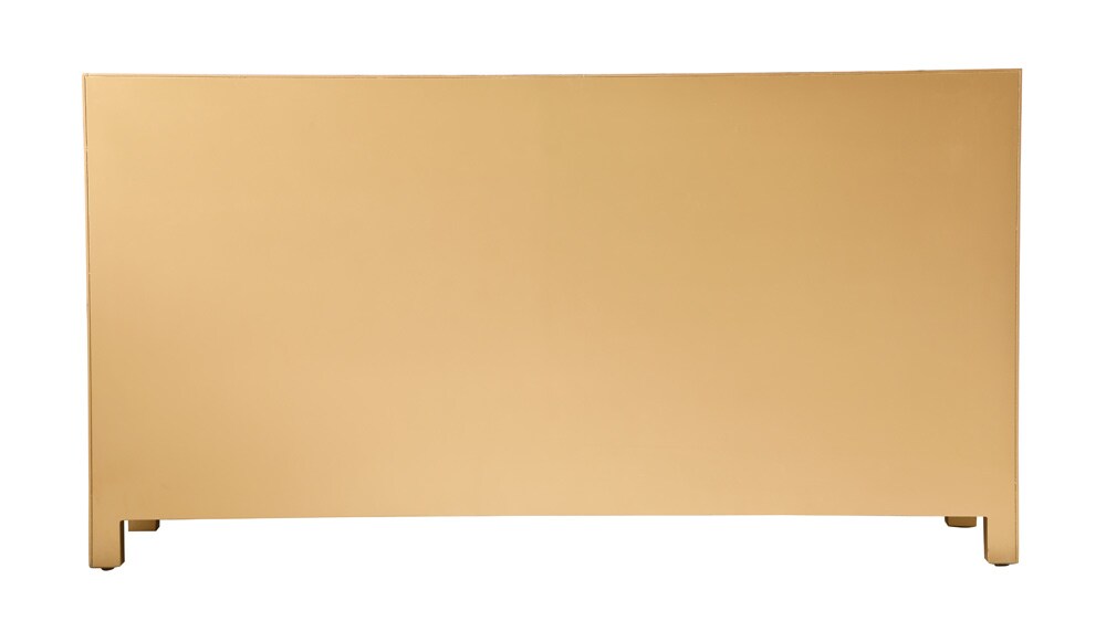 Elegant Furniture & Lighting - Reflexion Cabinet 6 drawers 60in. W x 18in. D x 32in. H in gold - MF72036G veiw 10