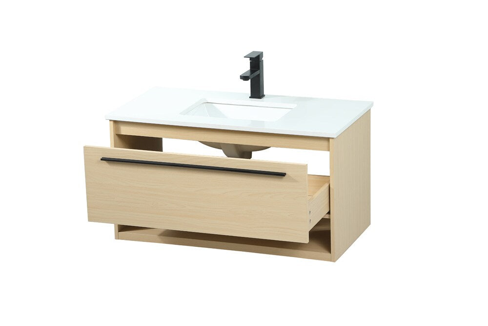 Elegant Furniture & Lighting - Roman 36 inch Single bathroom vanity in maple - VF43536MMP veiw 16