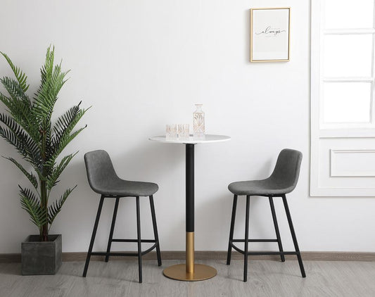 Elegant Furniture & Lighting - Ronan 23 inch pub table in white - AF110224WH veiw 2