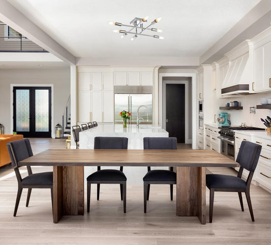 Elegant Furniture & Lighting - Script 8 lights chrome flush mount - LD2351C veiw 2