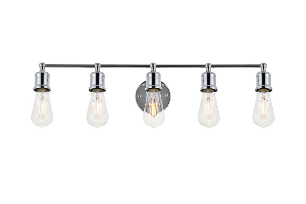 Elegant Furniture & Lighting - Serif 5 light chrome Wall Sconce - LD4028W29C veiw 1