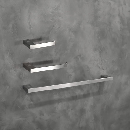 Elegant Furniture & Lighting - Sofia 3-Piece Bathroom Hardware Set in Brushed Nickel - HWB-13S3RBNK veiw 2