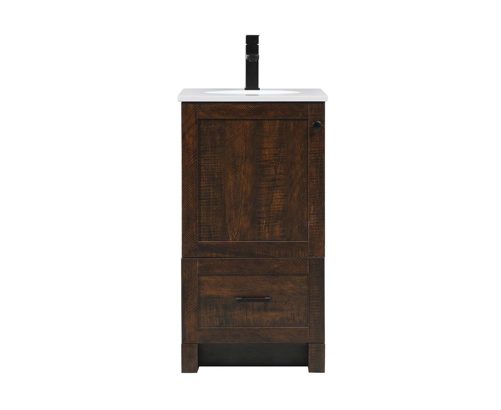 Elegant Furniture & Lighting - Soma 18 inch Single bathroom vanity in expresso - VF2818EX veiw 1