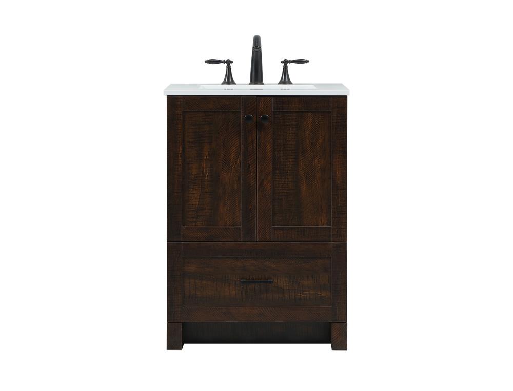 Elegant Furniture & Lighting - Soma 24 inch Single bathroom vanity in expresso - VF2824EX veiw 1