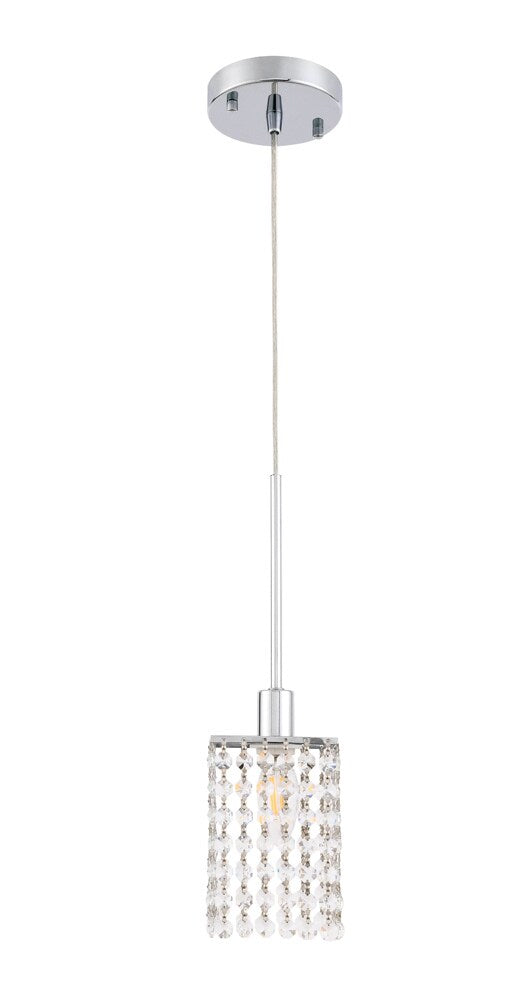 Elegant Furniture & Lighting - Taylor 1 light Chrome Pendant - LD7500C veiw 1