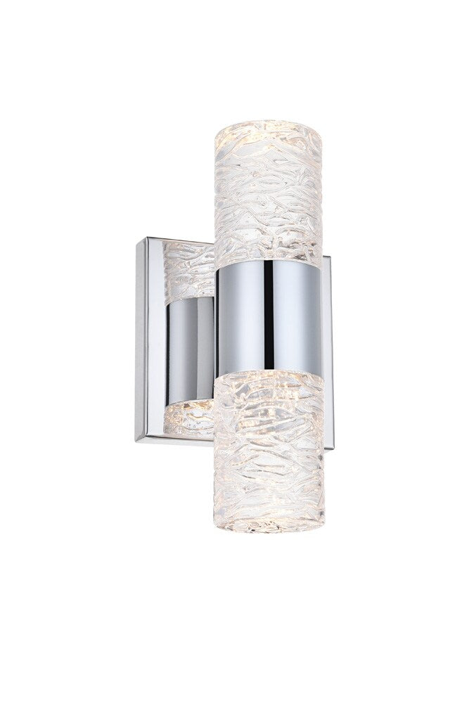 Elegant Furniture & Lighting - Vega 2 light Chrome LED Wall Sconce - 5200W5C veiw 1