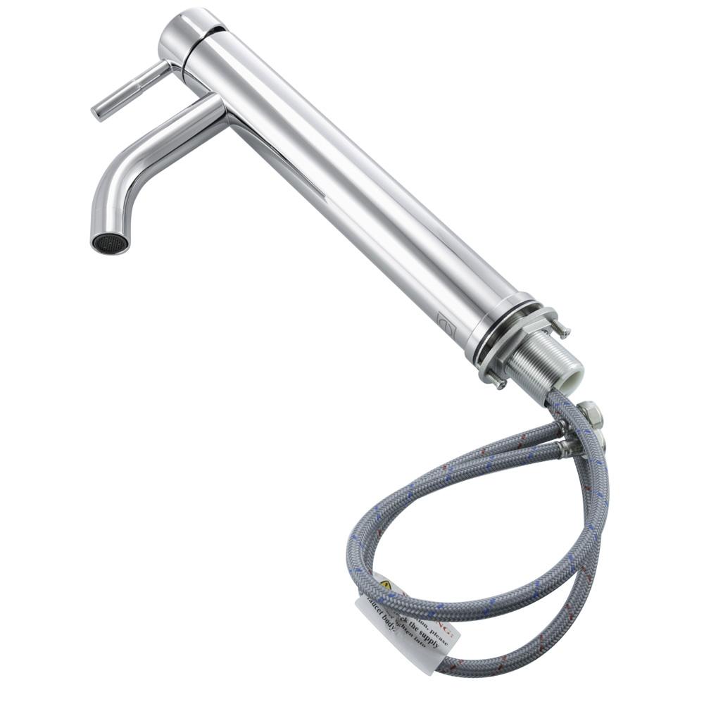 Elegant Furniture & Lighting - Victor Single Hole Single Handle Bathroom Faucet in Chrome - FAV-1007PCH veiw 7