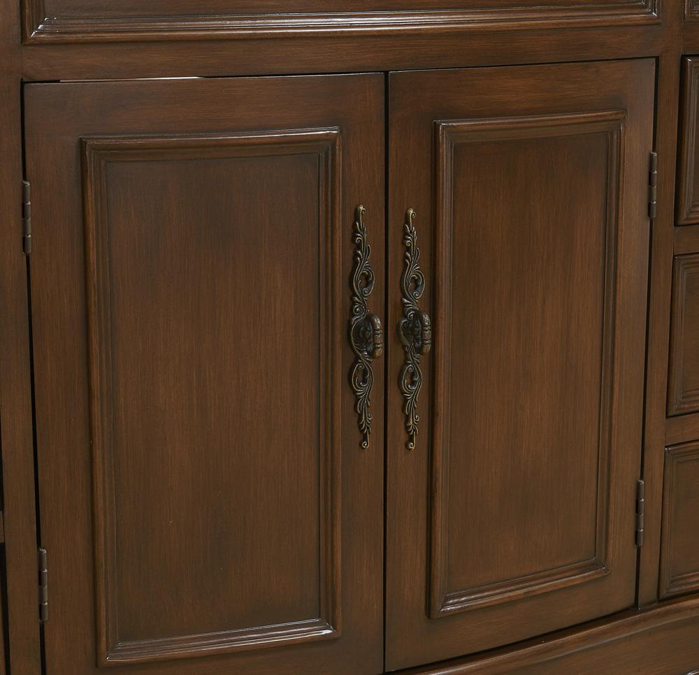 Elegant Furniture & Lighting - Windsor 48 inch Single Bathroom vanity in Teak Color with ivory white engineered marble - VF-1034-VW veiw 8