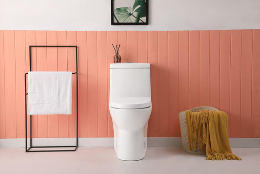 Elegant Furniture & Lighting - Winslet One-piece elongated Toilet 28x15x30 in White - TOL2001 veiw 2