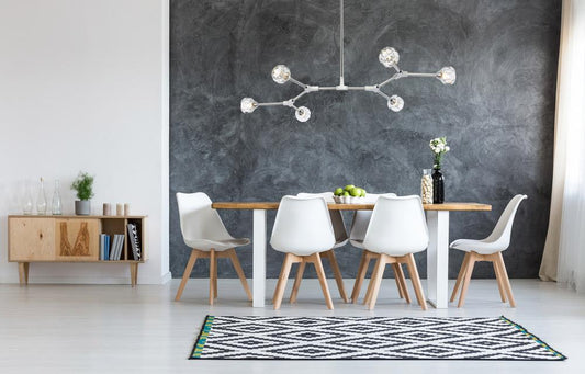 Elegant Furniture & Lighting - Zayne 6 Light Pendant in Chrome - 3508D50C veiw 2